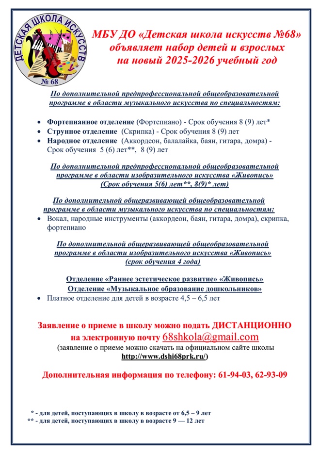 Набор детей